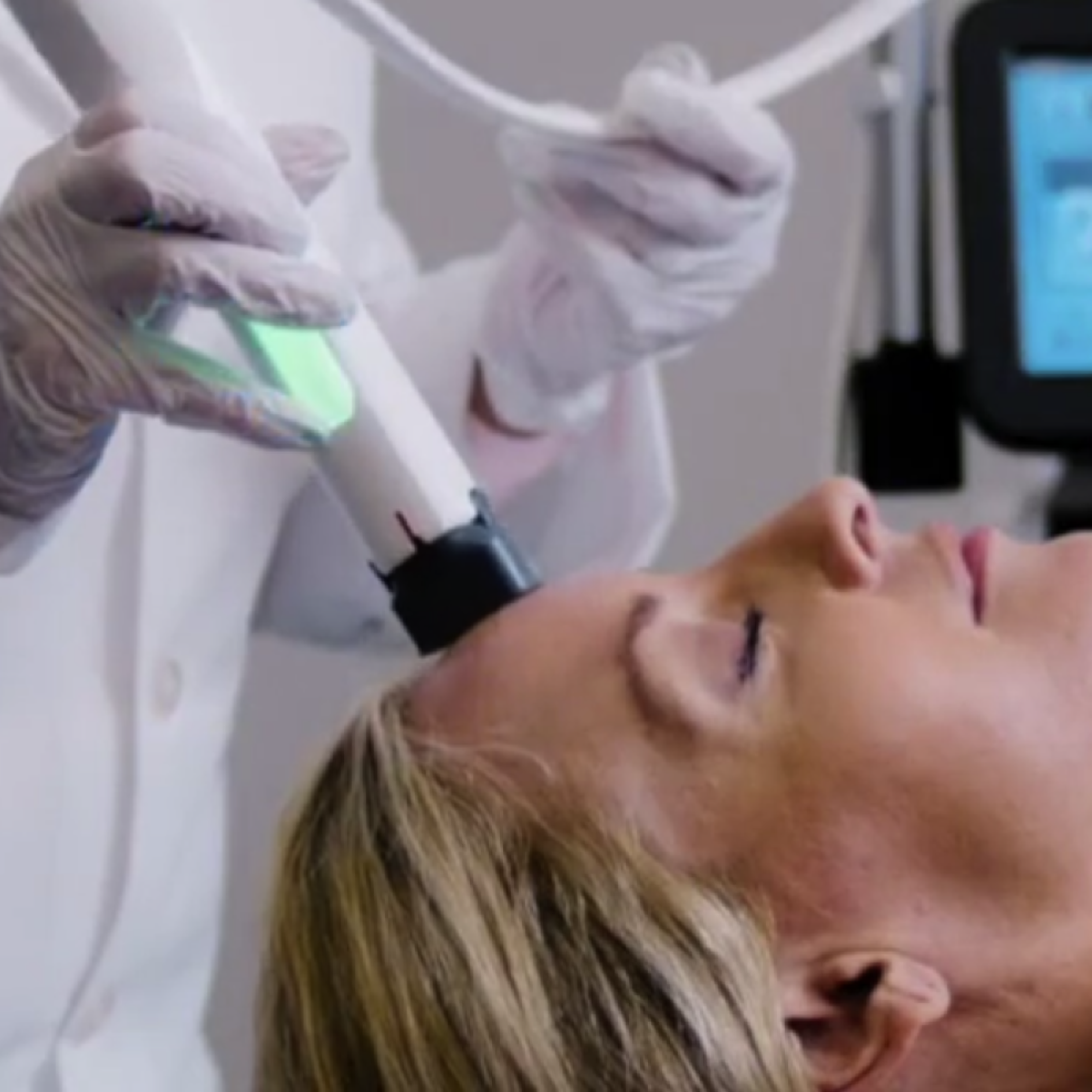Brow area treatment